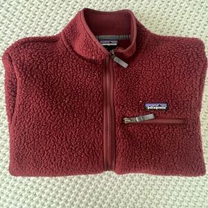 Patagonia - Fleece 1/4 Zip Pullover - Maroon, Size L